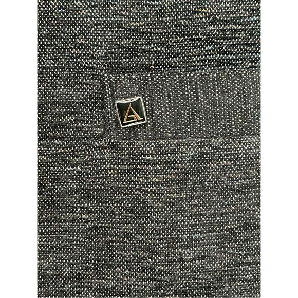 Denis Parker Waistcoat Vest Men 38 Black Gray Suit Vest Formal Silk Velvet - Picture 10 of 11